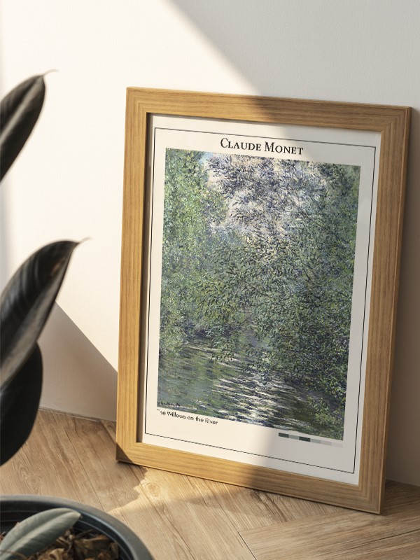 Claude Monet The Willows on the River Poster