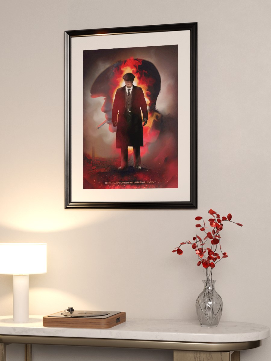 Thomas Shelby Working Man Poster, Çerçevesiz Tv Film Poster