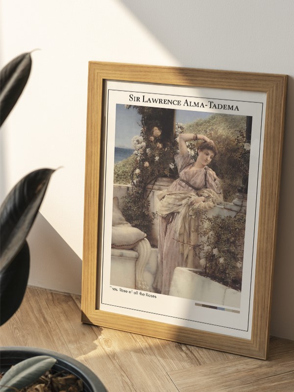Sir Lawrence Alma-Tadema Thou Rose of all the Roses Poster