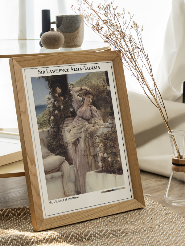 Sir Lawrence Alma-Tadema Thou Rose of all the Roses Poster