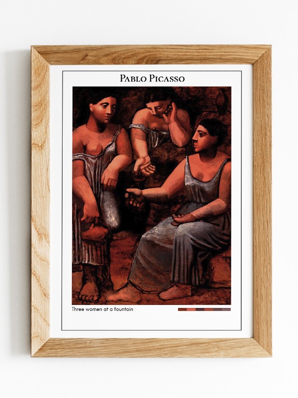 Pablo Picasso Three women at a fountain Poster