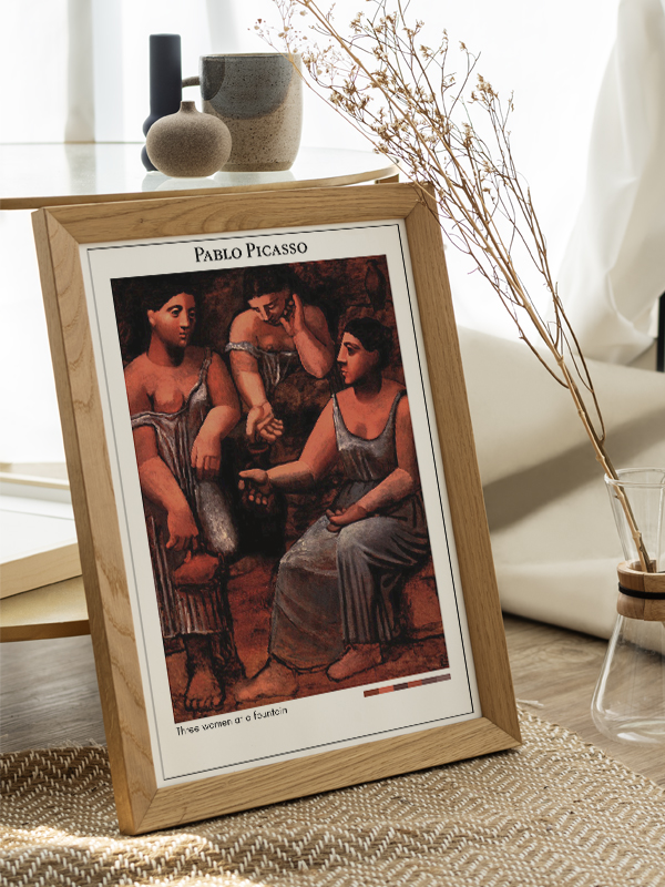 Pablo Picasso Three women at a fountain Poster