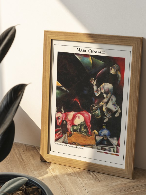 Marc Chagall To Russia, with Asses and Others Poster
