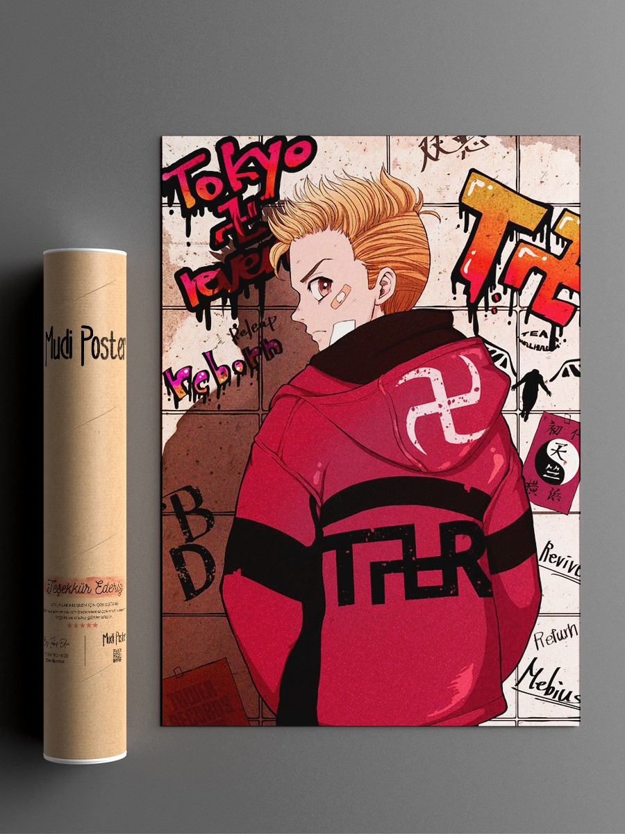 Tokyo Ravengers Poster, Çerçevesiz Tv Film Poster