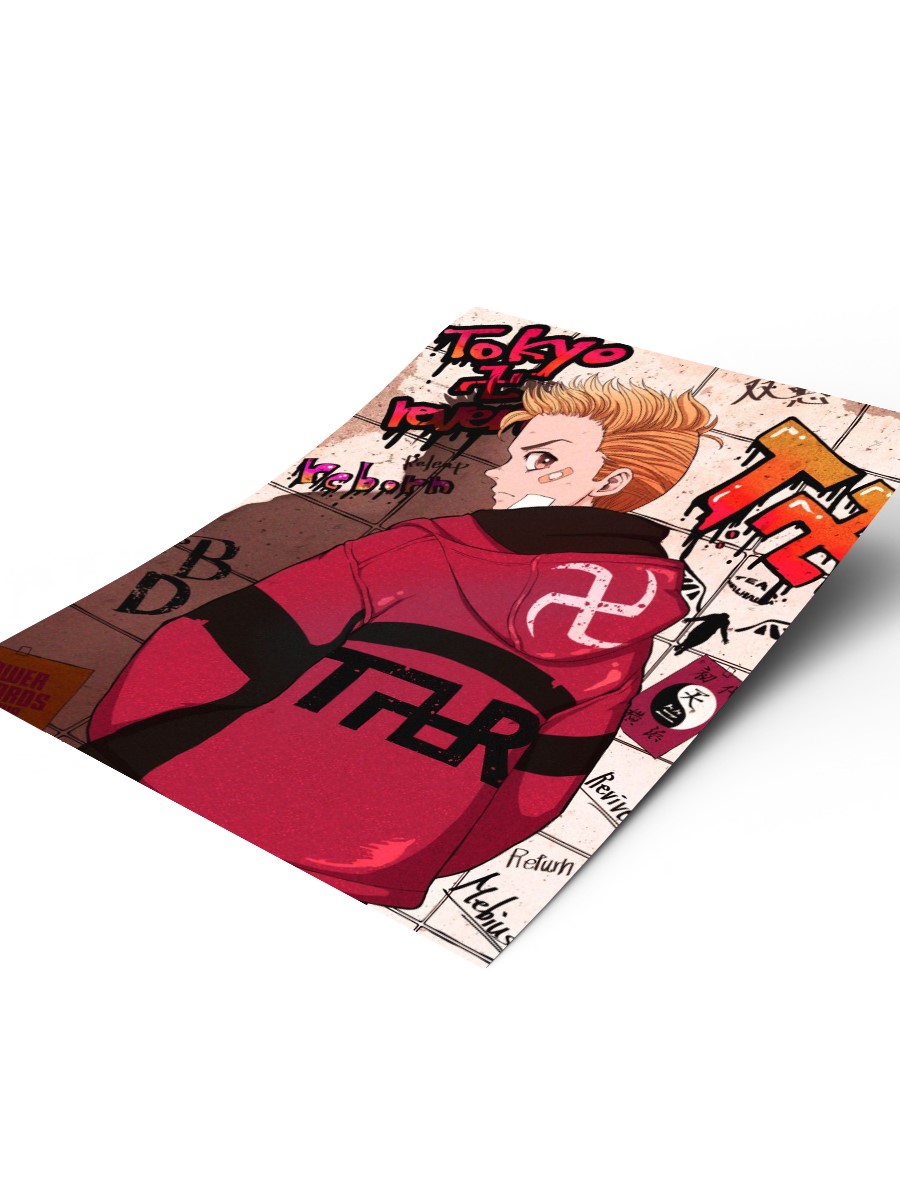 Tokyo Ravengers Poster, Çerçevesiz Tv Film Poster