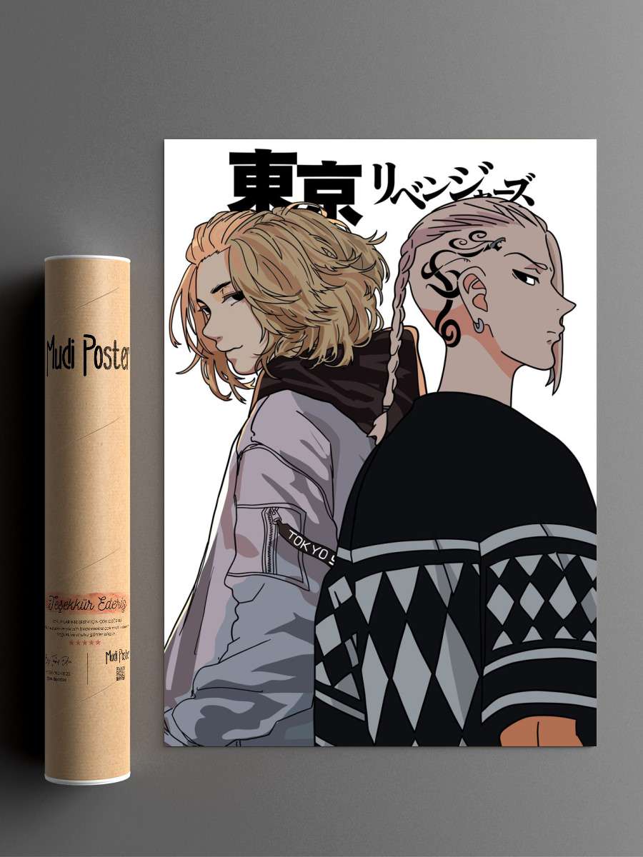 Tokyo Revengers Anime Poster Çerçevesiz Yüksek Kalite Anime Duvar Poster