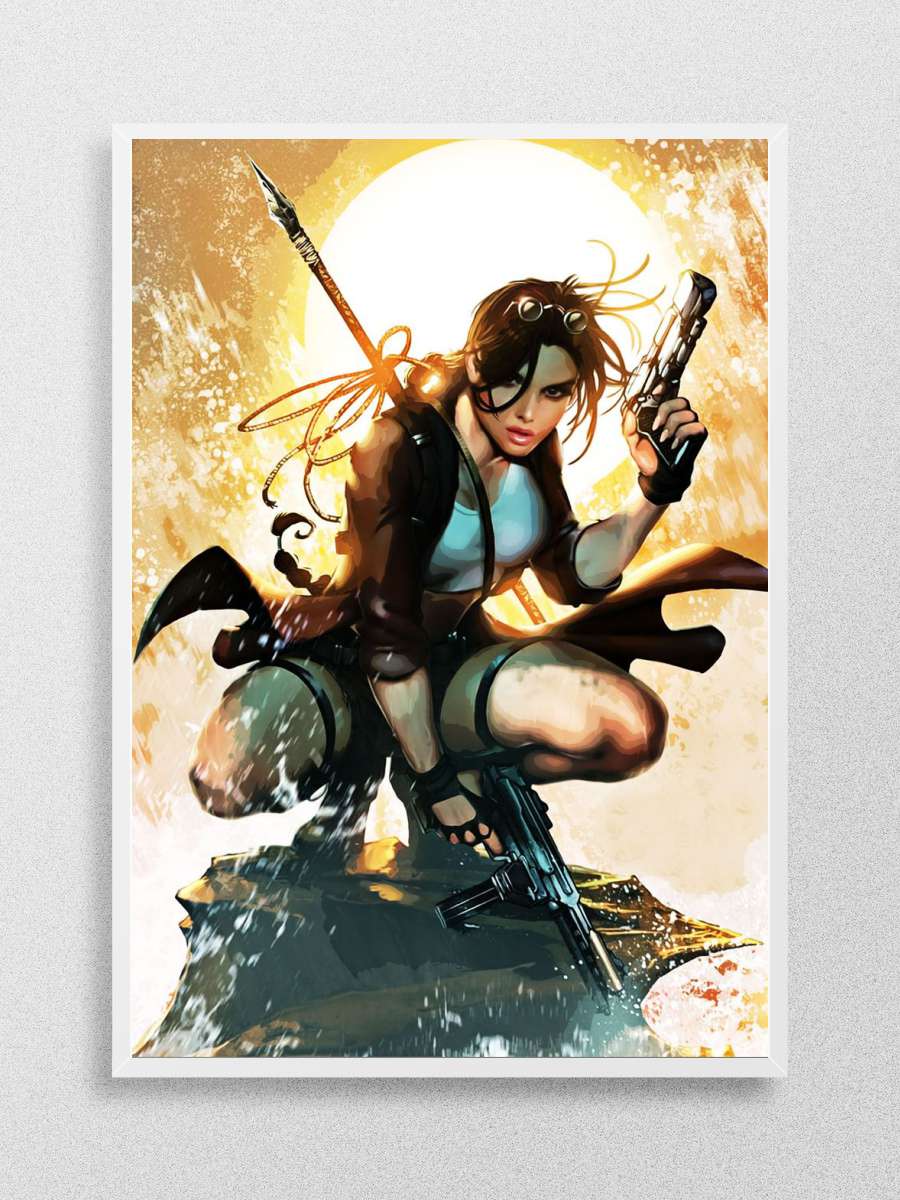 Tomb Raider Anime Poster Çerçevesiz Yüksek Kalite Anime Duvar Poster