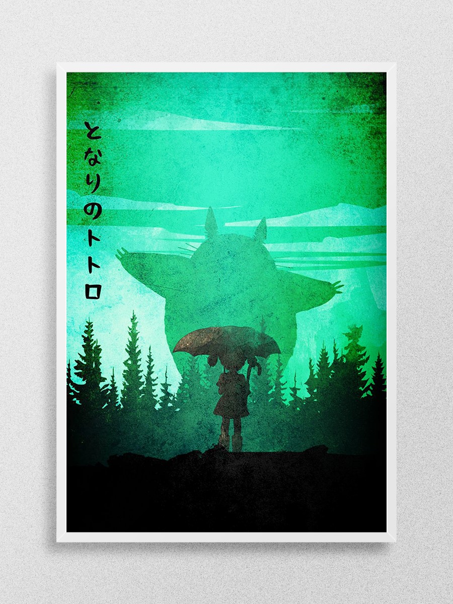 Totoro Poster, Çerçevesiz Tv Film Poster