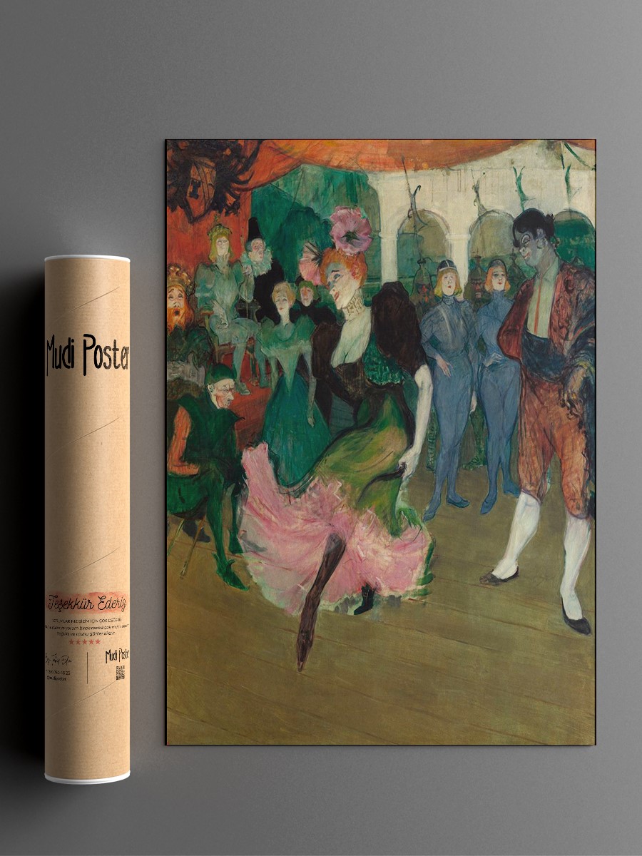 ToulouseLautrec Bolero Tablo Sanatsal Ünlü Ressam Poster Çerçevesiz Yüksek Kalite Poster