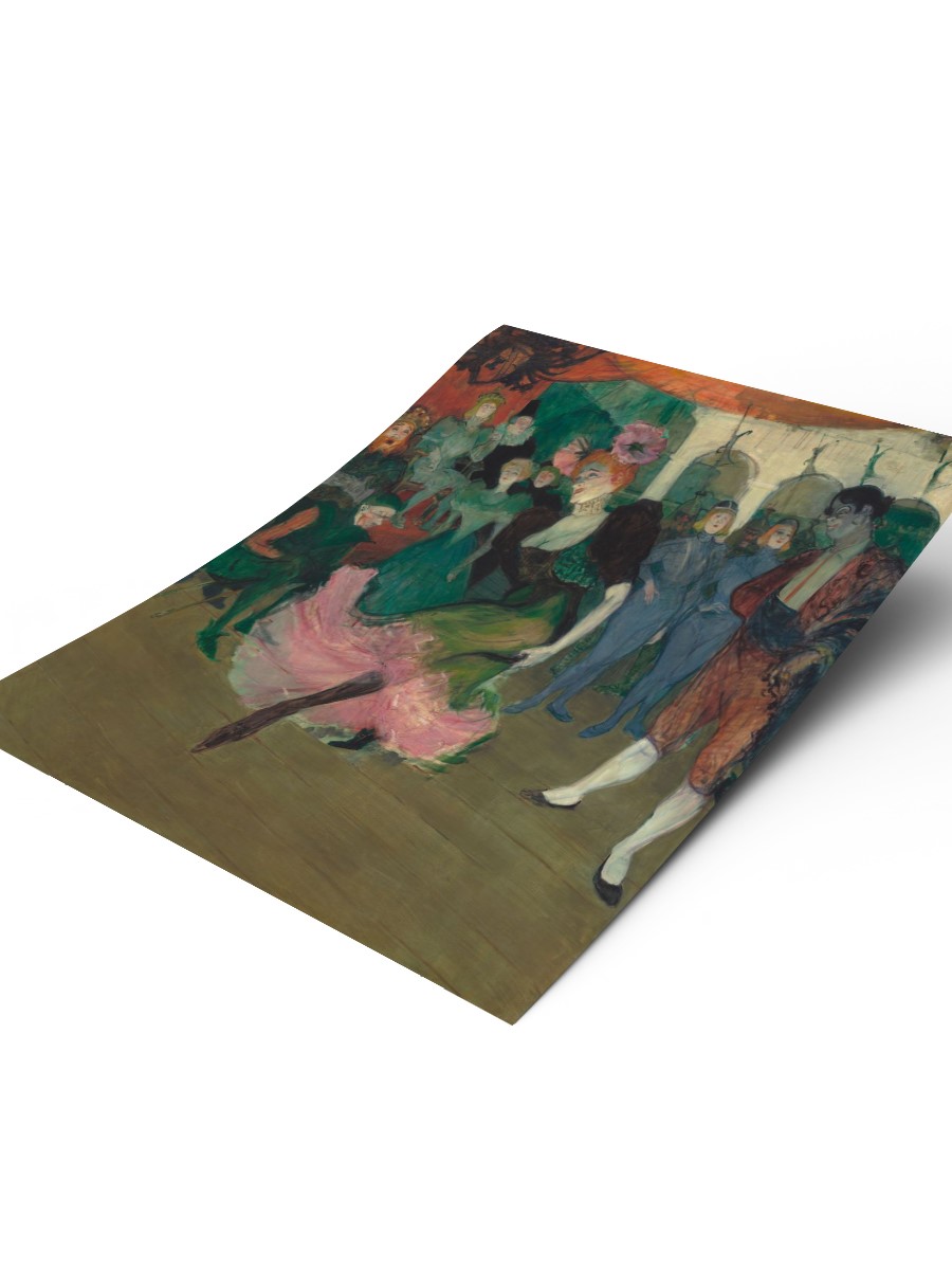 ToulouseLautrec Bolero Tablo Sanatsal Ünlü Ressam Poster Çerçevesiz Yüksek Kalite Poster