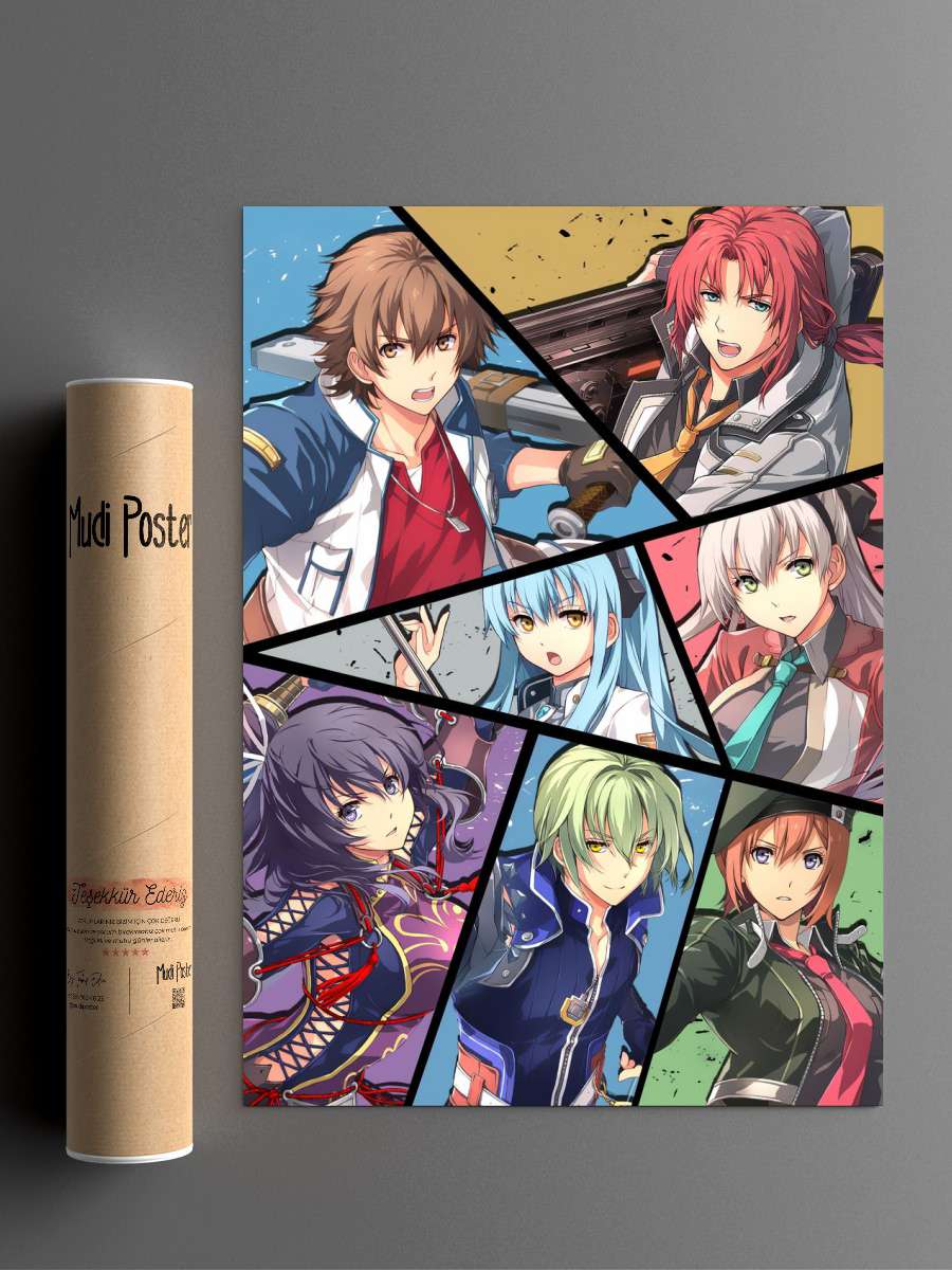 Trails of Cold Steel SSS Anime Poster Çerçevesiz Yüksek Kalite Anime Duvar Poster