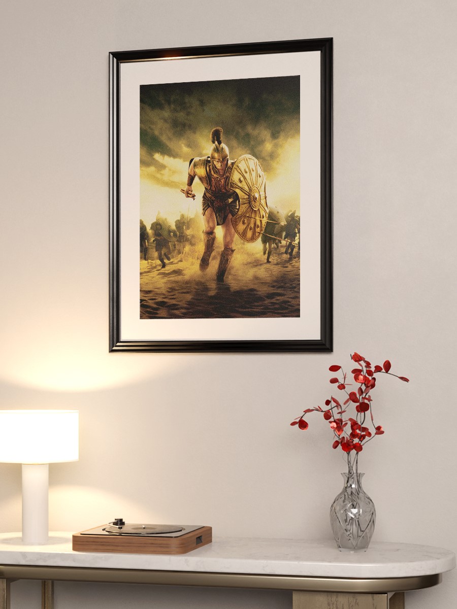 Troy Movie Poster Art Poster, Çerçevesiz Tv Film Poster