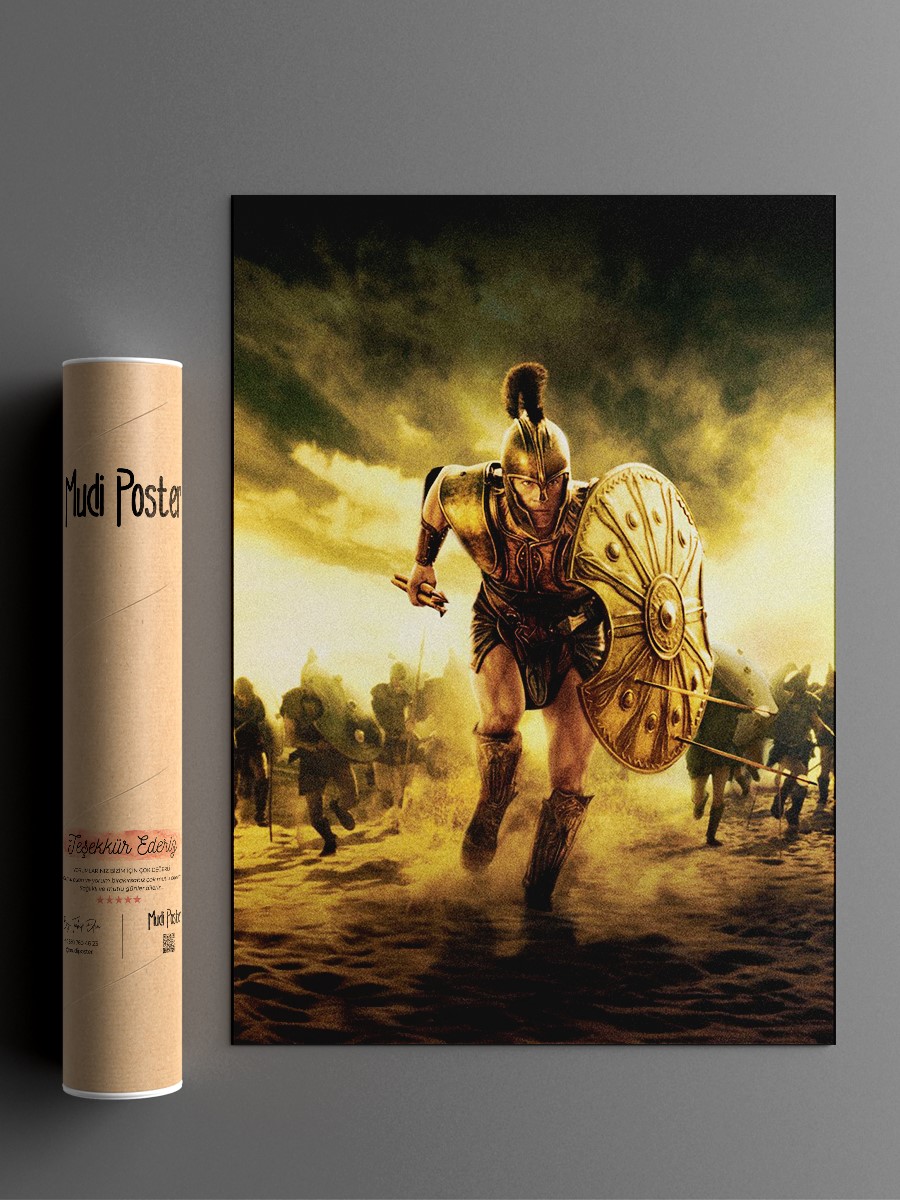 Troy Movie Poster Art Poster, Çerçevesiz Tv Film Poster