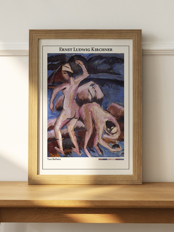 Ernst Ludwig Kirchner Two Bathers Poster - En İyi Fiyatlarla