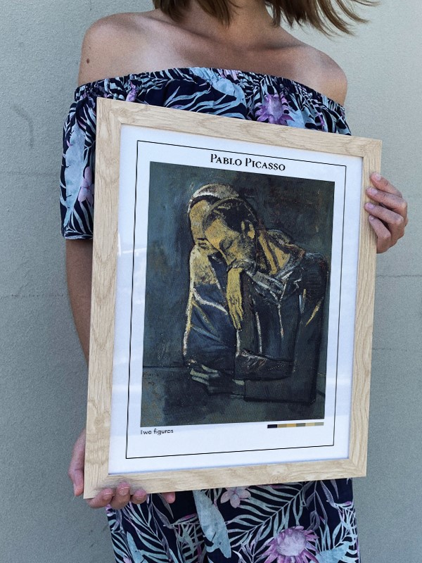 Pablo Picasso Two figures Poster