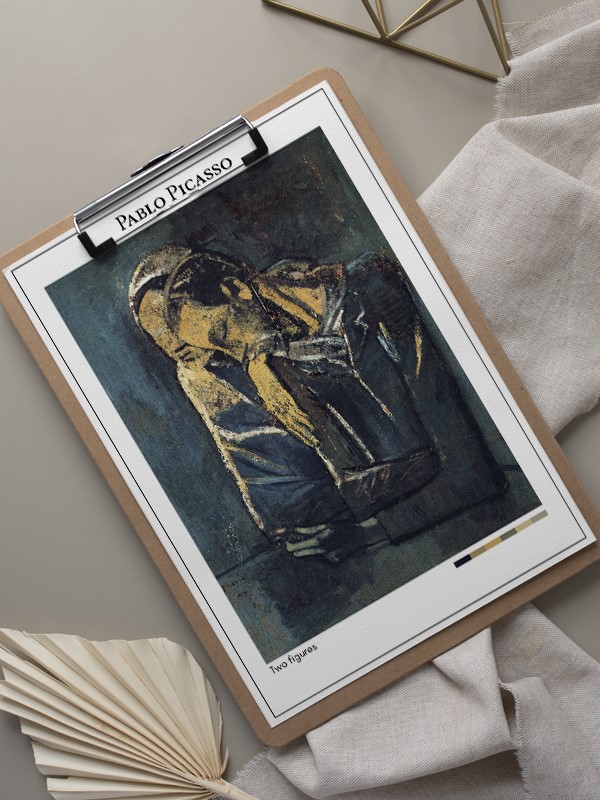 Pablo Picasso Two figures Poster