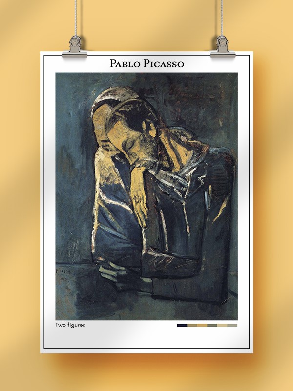 Pablo Picasso Two figures Poster