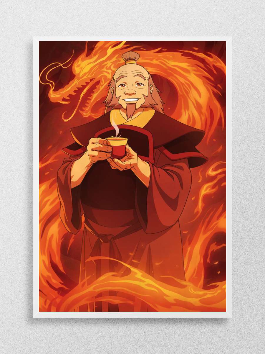 Uncle Iroh Anime Poster Çerçevesiz Yüksek Kalite Anime Duvar Poster