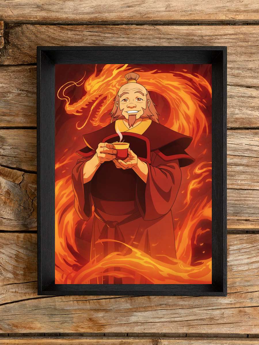 Uncle Iroh Anime Poster Çerçevesiz Yüksek Kalite Anime Duvar Poster