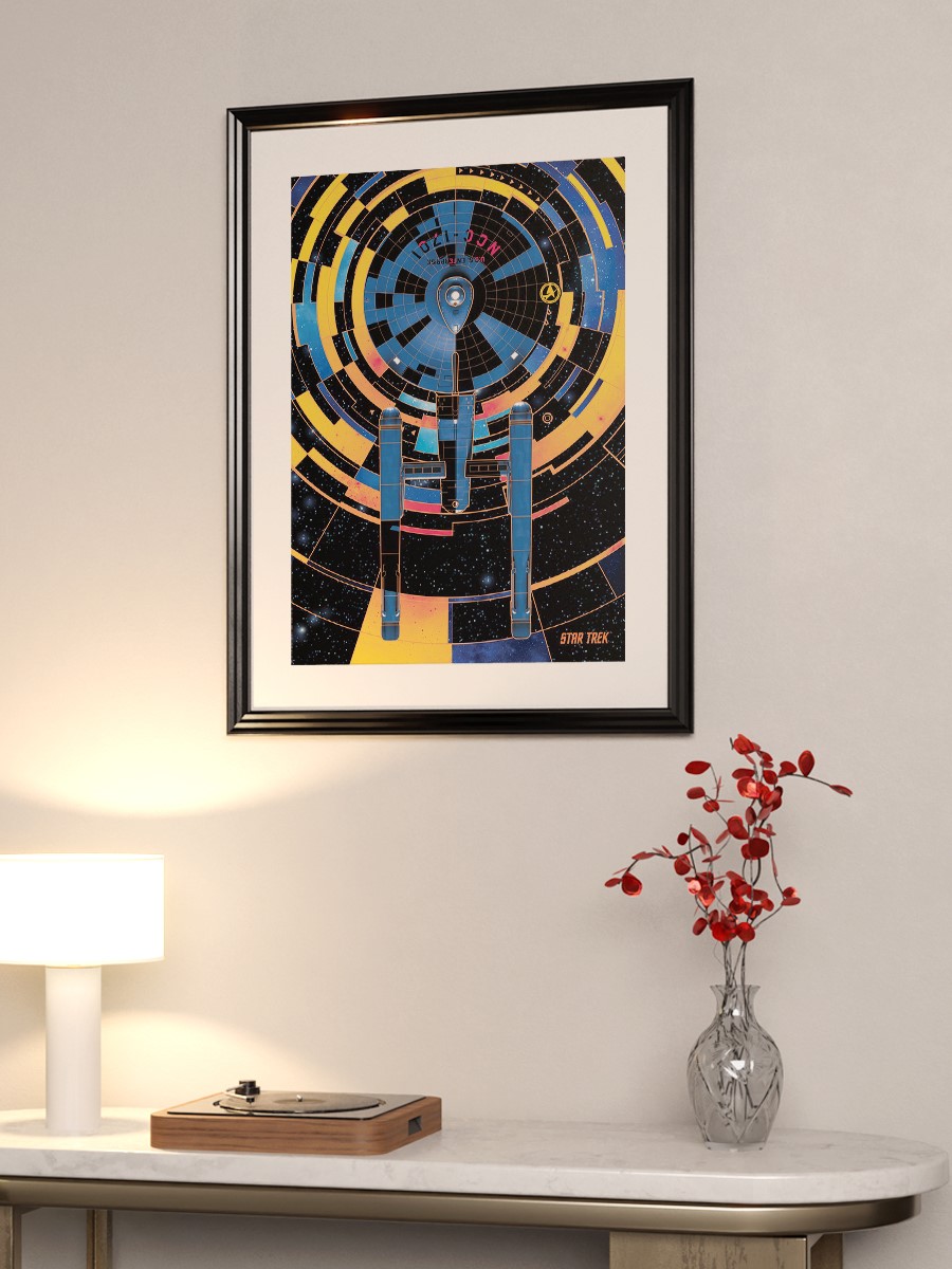 USS Enterprise Poster, Çerçevesiz Tv Film Poster
