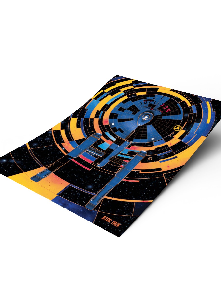USS Enterprise Poster, Çerçevesiz Tv Film Poster