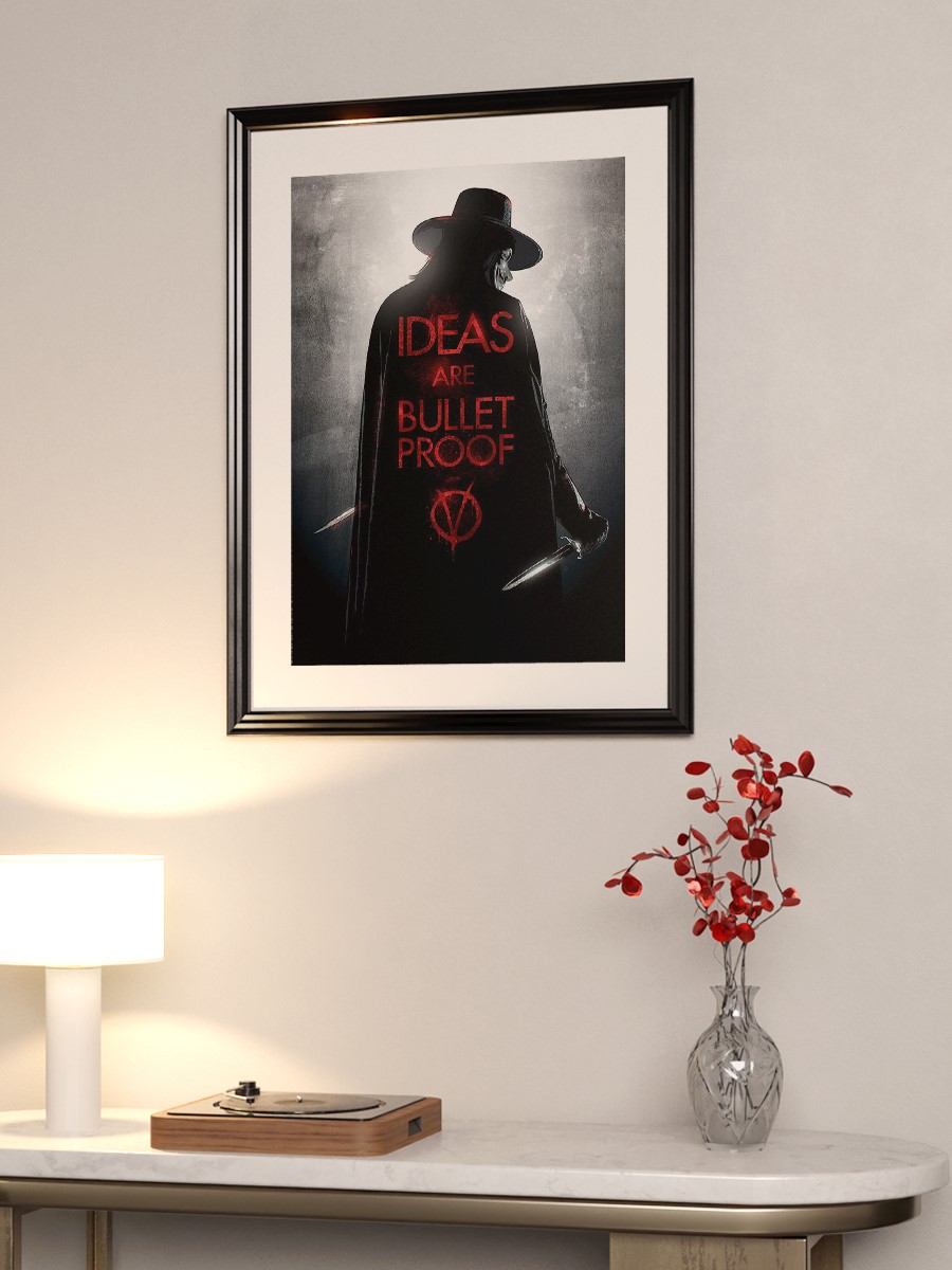 V For Vendetta 1 Poster, Çerçevesiz Tv Film Poster