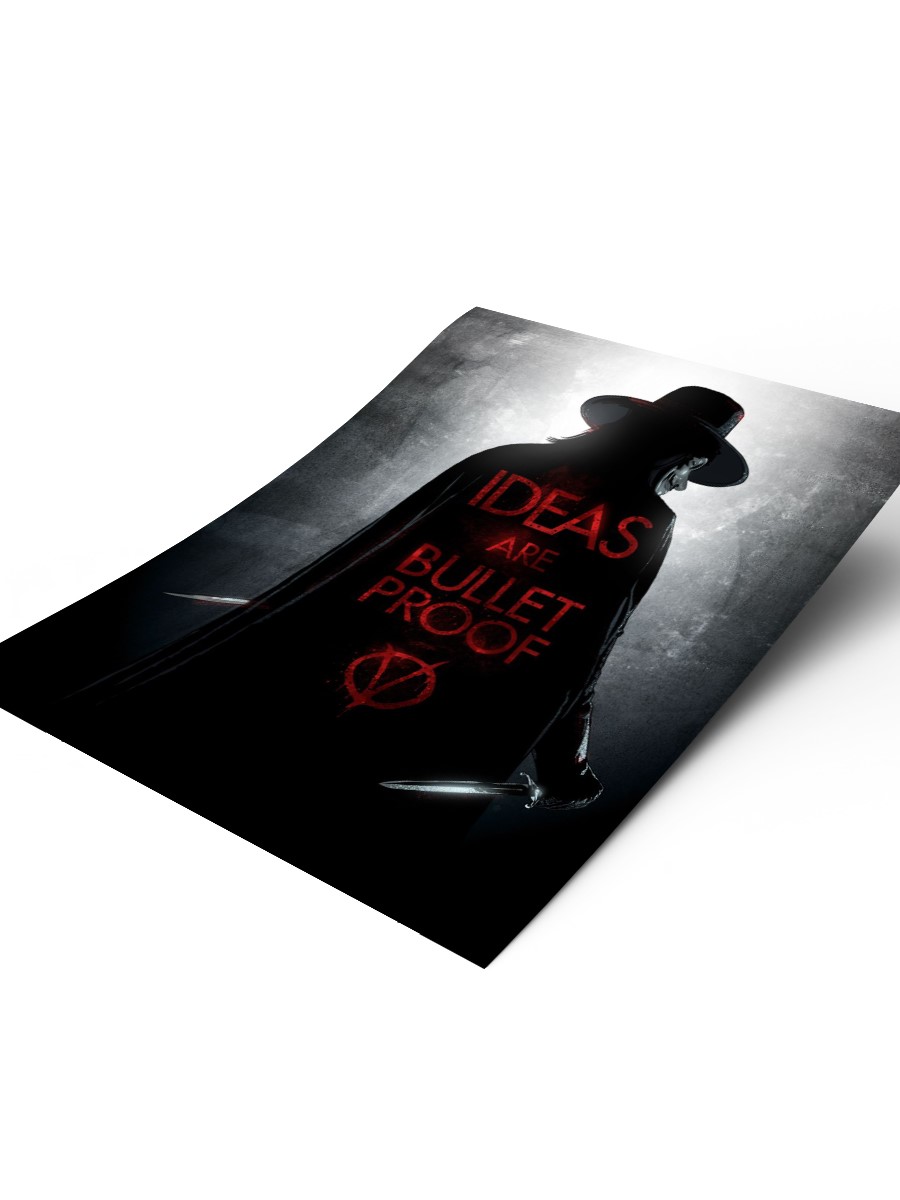 V For Vendetta 1 Poster, Çerçevesiz Tv Film Poster