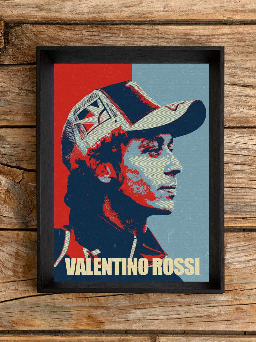 Valentino Rossi Futbol Poster Çerçevesiz Yüksek Kalite Futbolcu Duvar Poster