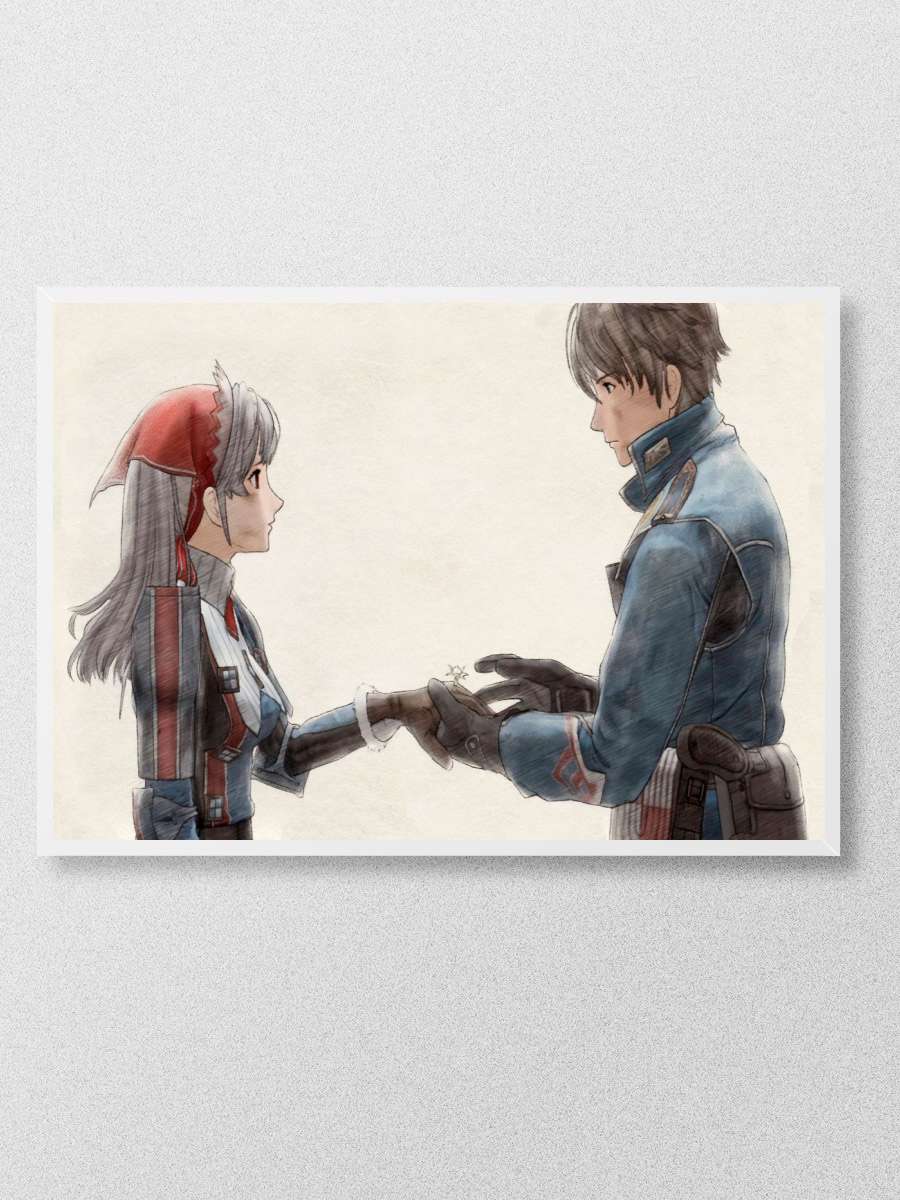 Valkyria Chronicles Anime Poster Çerçevesiz Yüksek Kalite Anime Duvar Poster