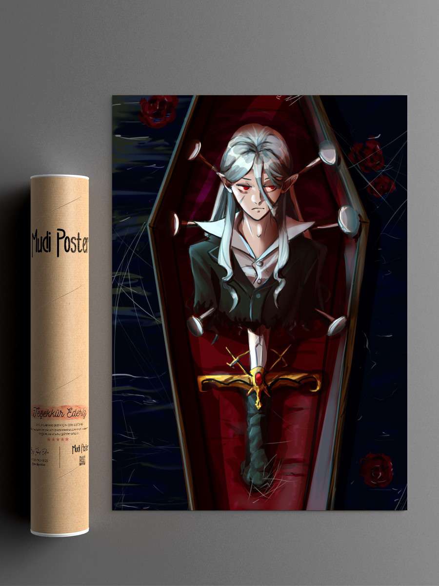 vampire painter Anime Poster Çerçevesiz Yüksek Kalite Anime Duvar Poster