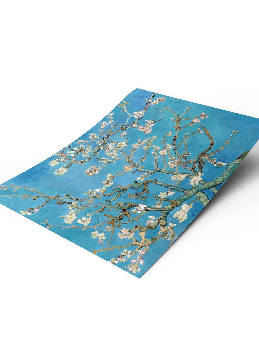 Van Gogh Almond Blossom Tablo Sanatsal Ünlü Ressam Poster Çerçevesiz Yüksek Kalite Poster