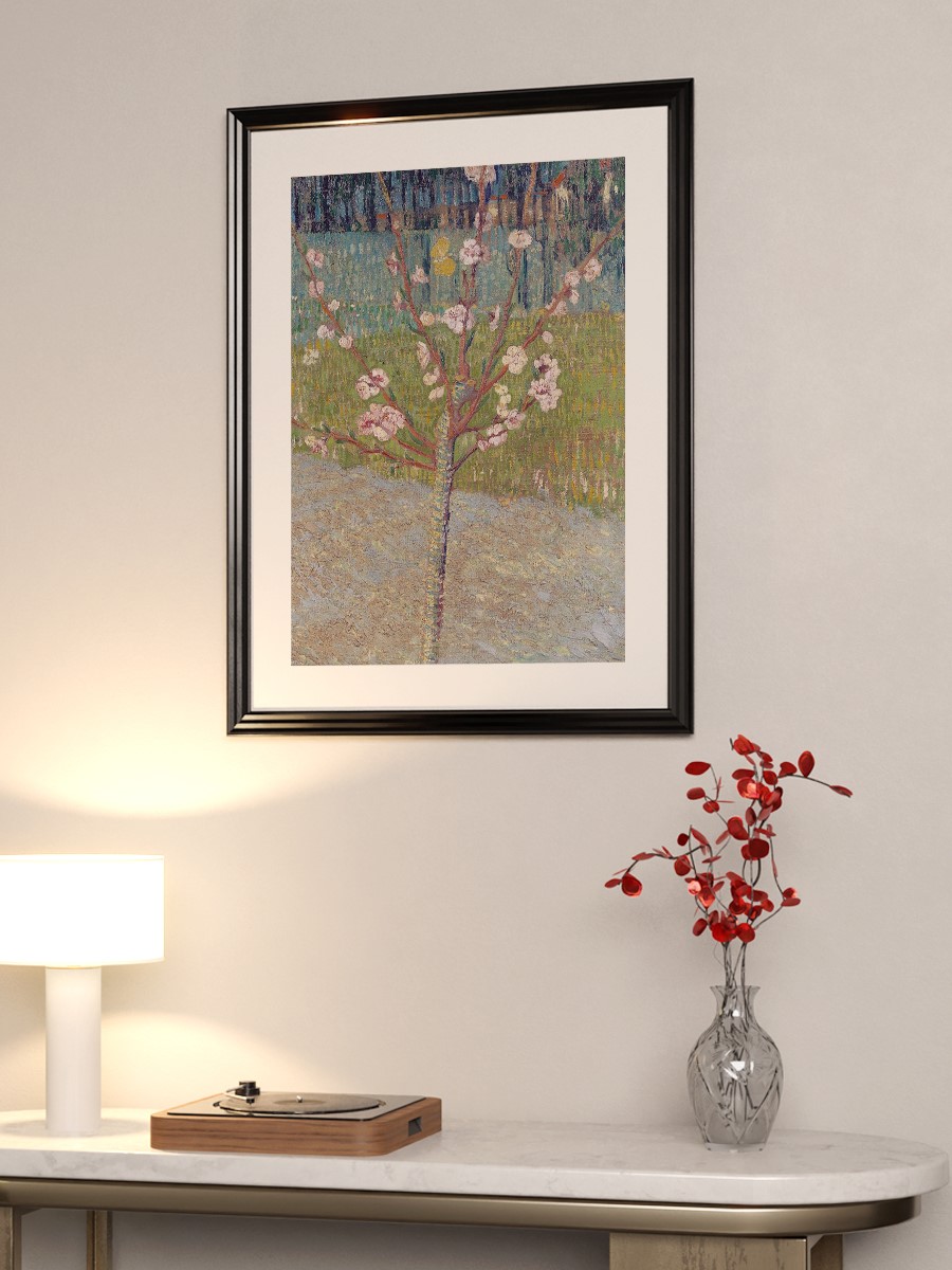 Van Gogh Almond Tree Tablo Sanatsal Ünlü Ressam Poster Çerçevesiz Yüksek Kalite Poster