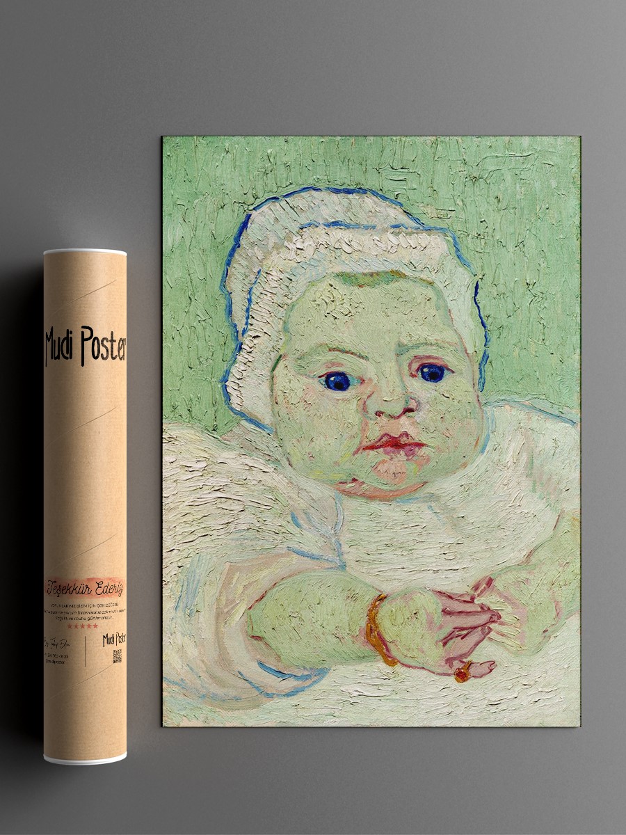 Van Gogh Baby Roulin Tablo Sanatsal Ünlü Ressam Poster Çerçevesiz Yüksek Kalite Poster
