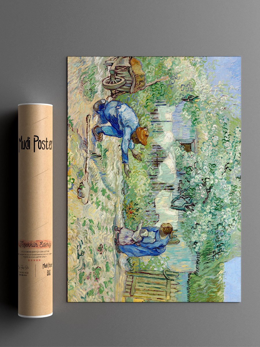 Van Gogh First Steps Tablo Sanatsal Ünlü Ressam Poster Çerçevesiz Yüksek Kalite Poster