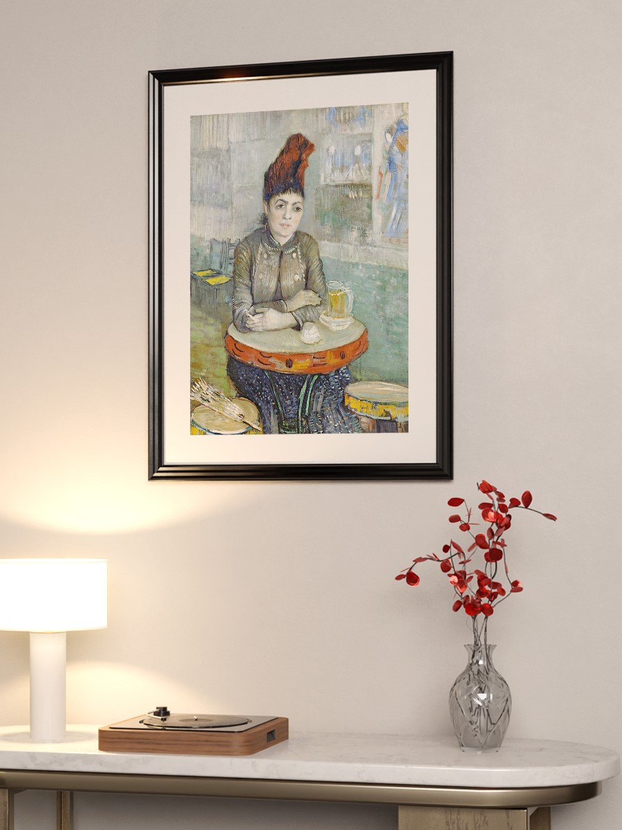 Van Gogh In the Cafe Tablo Sanatsal Ünlü Ressam Poster Çerçevesiz Yüksek Kalite Poster