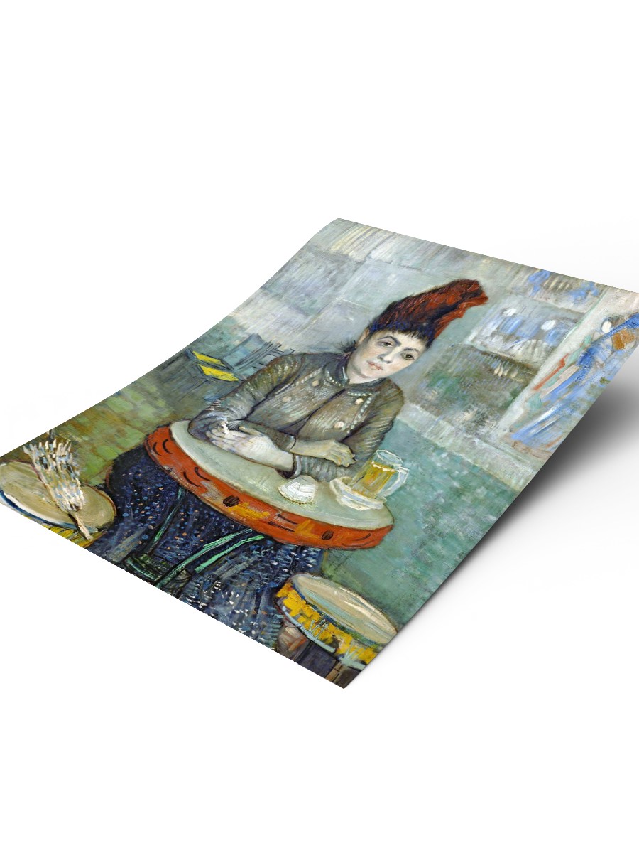 Van Gogh In the Cafe Tablo Sanatsal Ünlü Ressam Poster Çerçevesiz Yüksek Kalite Poster
