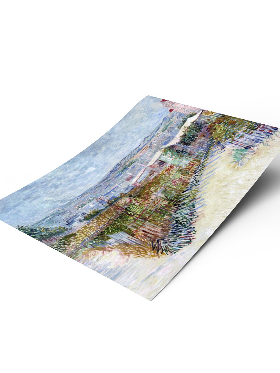 Van Gogh Montmartre Tablo Sanatsal Ünlü Ressam Poster Çerçevesiz Yüksek Kalite Poster