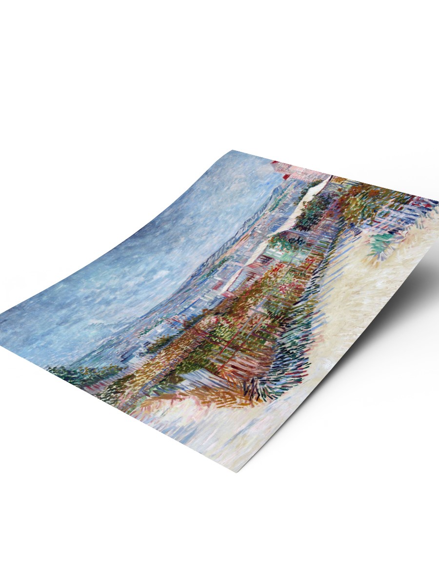 Van Gogh Montmartre Tablo Sanatsal Ünlü Ressam Poster Çerçevesiz Yüksek Kalite Poster