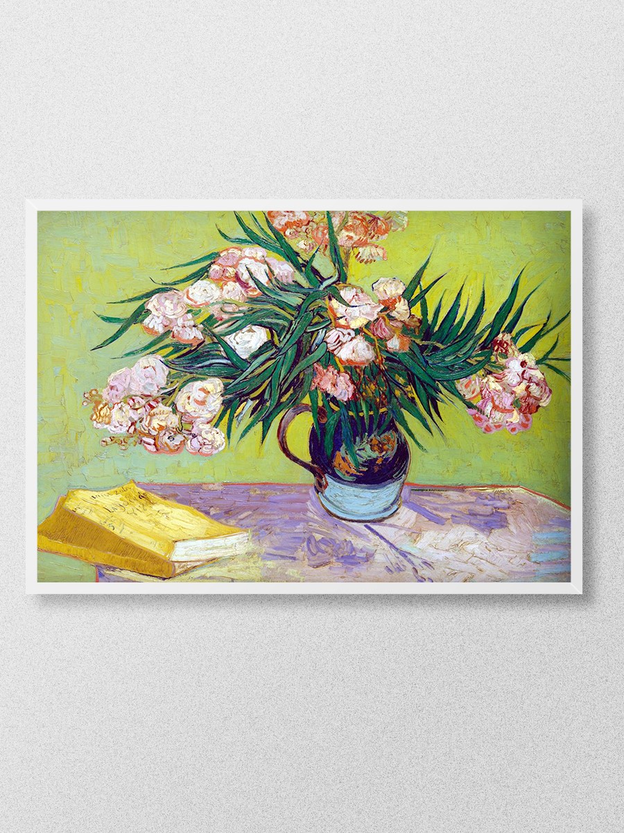 Van Gogh Oleanders Tablo Sanatsal Ünlü Ressam Poster Çerçevesiz Yüksek Kalite Poster
