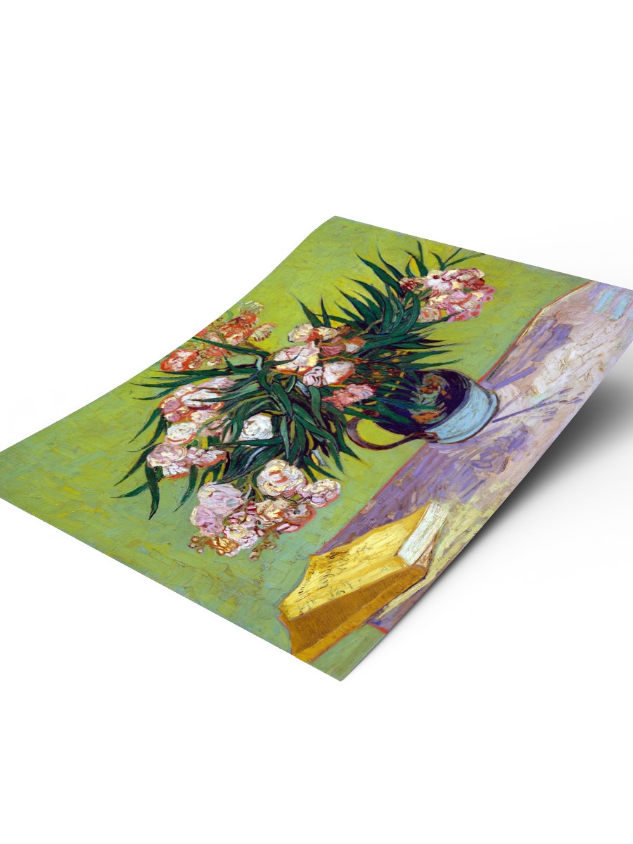 Van Gogh Oleanders Tablo Sanatsal Ünlü Ressam Poster Çerçevesiz Yüksek Kalite Poster