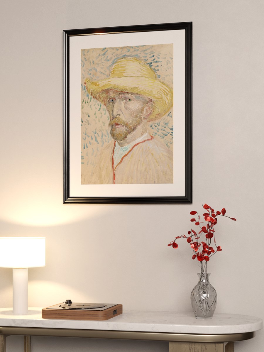 Van Gogh Self Portrait Tablo Sanatsal Ünlü Ressam Poster Çerçevesiz Yüksek Kalite Poster