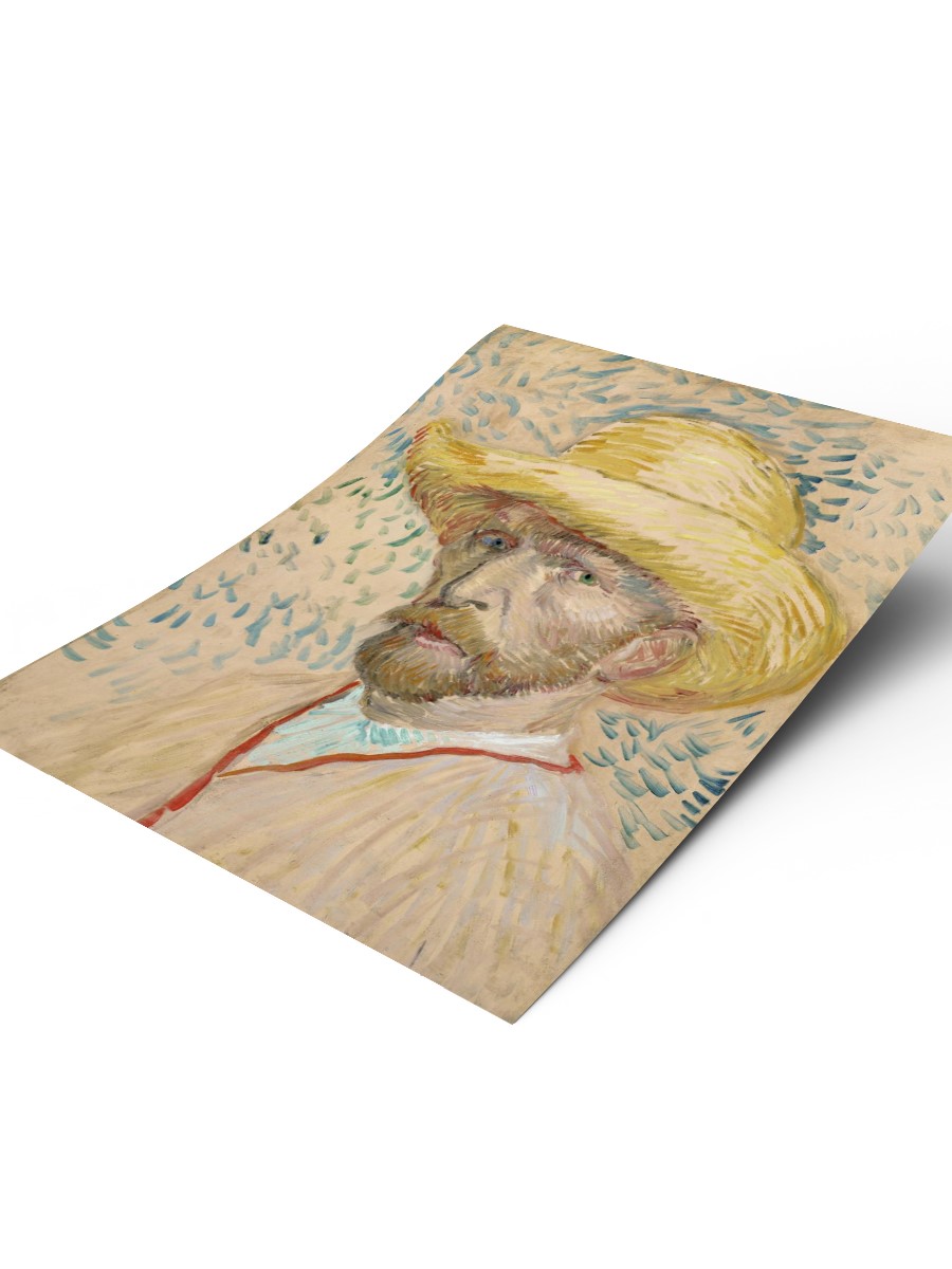 Van Gogh Self Portrait Tablo Sanatsal Ünlü Ressam Poster Çerçevesiz Yüksek Kalite Poster