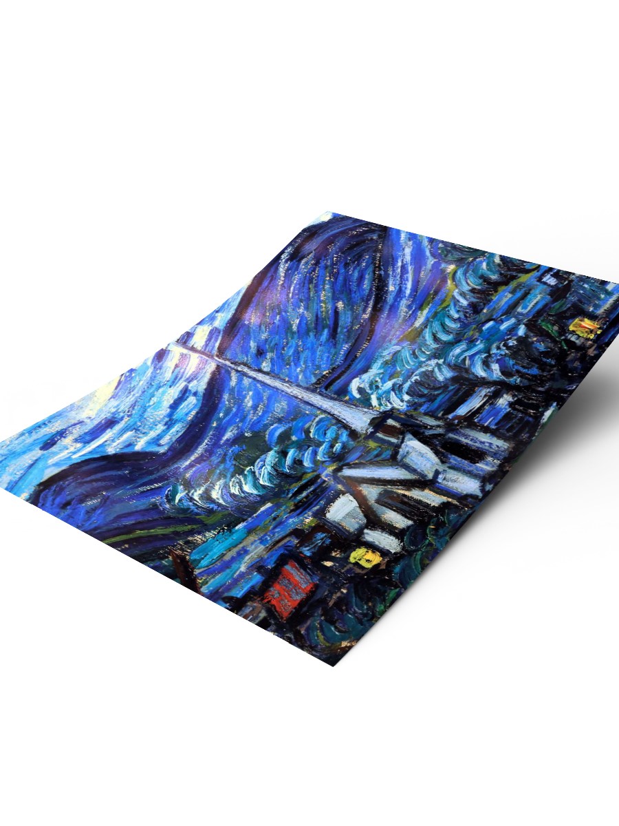 Van Gogh Starry Night Tablo Sanatsal Ünlü Ressam Poster Çerçevesiz Yüksek Kalite Poster