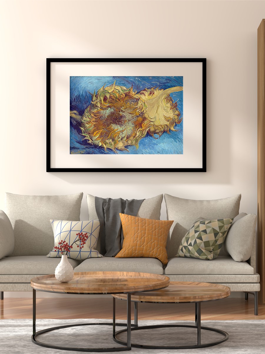 Van Gogh Sunflowers Tablo Sanatsal Ünlü Ressam Poster Çerçevesiz Yüksek Kalite Poster