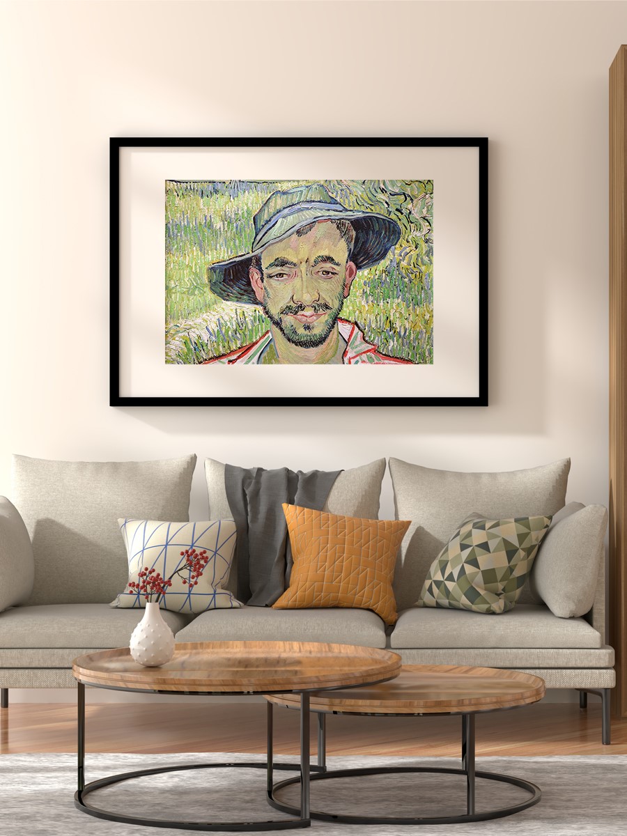 Van Gogh The Gardener Tablo Sanatsal Ünlü Ressam Poster Çerçevesiz Yüksek Kalite Poster
