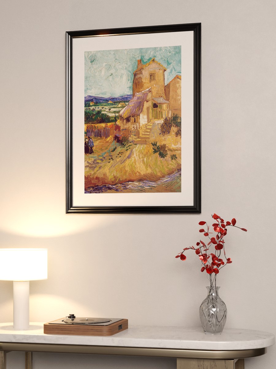 Van Gogh The Old Mill Tablo Sanatsal Ünlü Ressam Poster Çerçevesiz Yüksek Kalite Poster