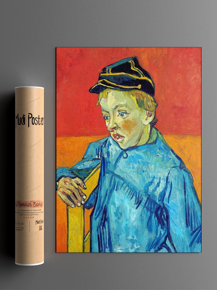 Van Gogh The Schoolboy Tablo Sanatsal Ünlü Ressam Poster Çerçevesiz Yüksek Kalite Poster
