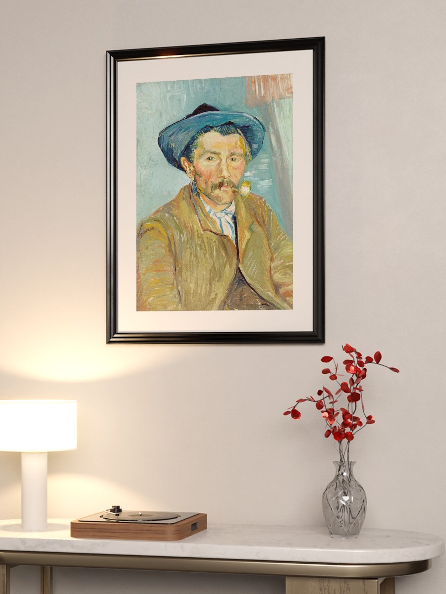 Van Gogh The Smoker Tablo Sanatsal Ünlü Ressam Poster Çerçevesiz Yüksek Kalite Poster
