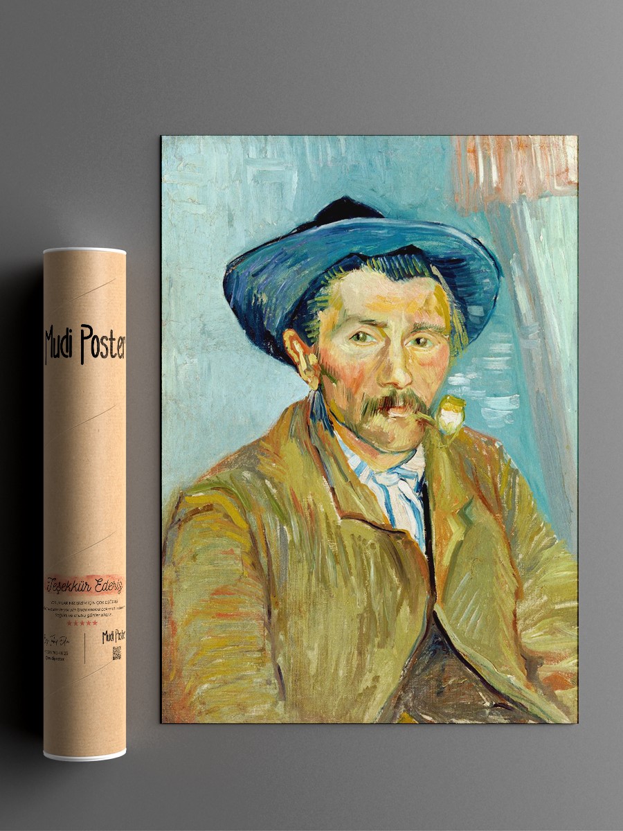 Van Gogh The Smoker Tablo Sanatsal Ünlü Ressam Poster Çerçevesiz Yüksek Kalite Poster