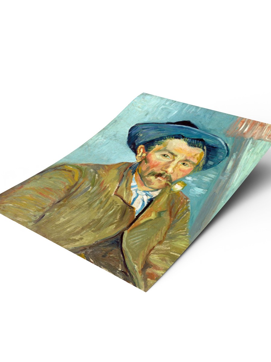Van Gogh The Smoker Tablo Sanatsal Ünlü Ressam Poster Çerçevesiz Yüksek Kalite Poster
